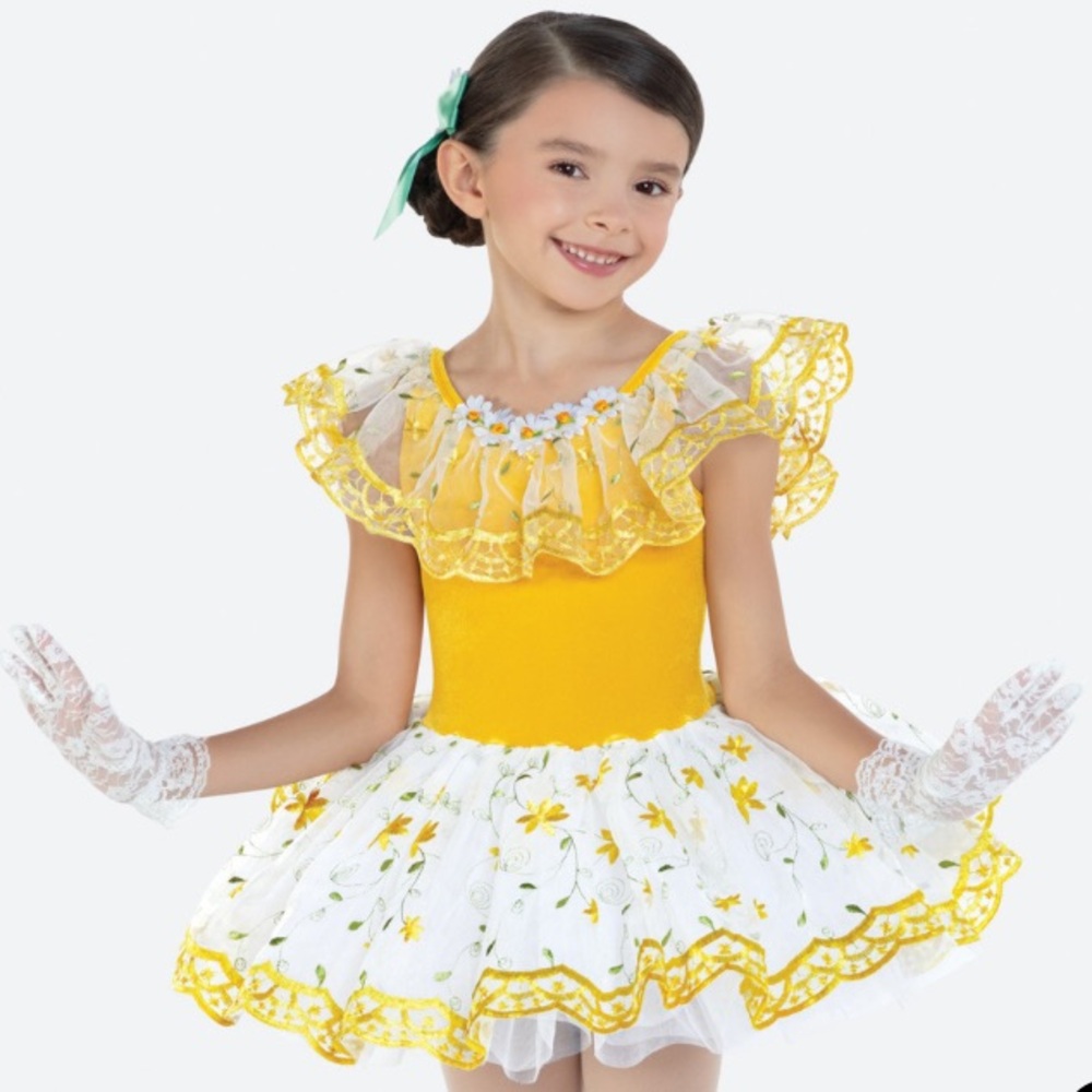 Revolution Dancewear Daisy a Day Costume. Size Child Medium. Worn Once.